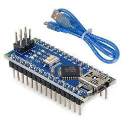 Arduino Nano V3.0 CH340 Chip + Mini USB Cable
